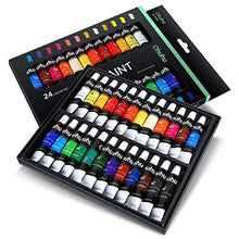 Load image into Gallery viewer, Ohuhu Oil Paint Set, 24 Oil-Based Colors, Artists Paints Oil Painting Set, 12ml x 24 Tubes Great Back To School Mother's Day Gifts Ideal