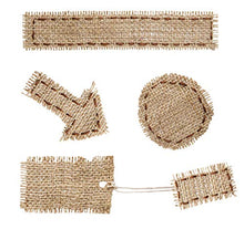 Load image into Gallery viewer, Natural Burlap Fabric (40” x 5 Yards)-NO-FRAY Burlap Roll-Long Fabric with Finished Edges-Perfect for Weddings,Tree Wraps For Winter,Table Runners, Placemat,Crafts, and More.Decorate Without The Mess!