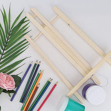 Load image into Gallery viewer, Jekkis 16 x 9.5 Inches Wooden Easel, 3 Packs Tabletop Display Easels, Art Craft Painting Easel Stand for Kids Artist Adults Students Classroom