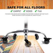 Load image into Gallery viewer, CoVibrant Ergonomic Lockable Rolling Stool Adjustable Swivel for Medical Doctor Office Spa Kitchen Desk Esthetician Artist Exam Room (Black Backless)