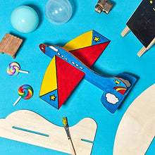 Load image into Gallery viewer, 8 Packs Wooden Model Airplane Wood Planes DIY Balsa Wood Airplane Kits Handicraft Toy Plane for Birthday Carnival Party