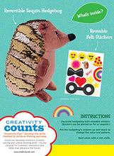 Load image into Gallery viewer, Creativity for Kids Sequin Pets Stuffed Animal - Happy the Hedgehog Plush Toy