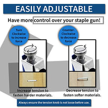 Load image into Gallery viewer, Heavy Duty Staple Gun with 600 Staples 3 in 1 - A Great Stapler Gun for Wood Crafts Upholstery Fabric & Carpet -Fixing Decorations On The Wall & Stapling Wire to The Fence