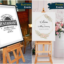 Load image into Gallery viewer, Artina Professional Studio Easel Seattle – Wooden Display Easel on Wheels for The Studio and for a Canvas up to 133.8“