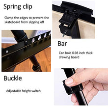 Load image into Gallery viewer, 66 Inches Arts Crafts Easel by Aokbean Aluminum Metal Tripod Easel Stand with Portable Bag Adjustable Height Easel for Floor Painting Displaying (Black)