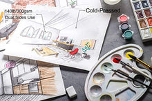 Load image into Gallery viewer, UPGREY Watercolor Paper Pads 35 Sheets Painting Paper 9"x12" Sketch Pads Drawing Paper Acid Free Sketchbook Watercolor Journal Cold-Pressed Double Sided for Wet & Dry Media (140lb/300gsm)