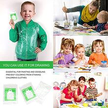 Load image into Gallery viewer, 100Pieces Disposable Aprons Plastic Aprons for Kids Small Clear Polythene Waterproof Great for Painting, Cooking, Age 4-12 (26"x21.6")