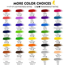 Load image into Gallery viewer, Magicfly Professional Oil Paint Set, 40 Tubes (18ml/0.6oz) including Classic, Metallic Gold, Silver & 3 White Colors, Rich Vibrant, Non-Toxic Oil Paints for Canvas Painting, Oil Paint Supplies for Artist, Kids and Beginners