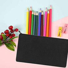 Load image into Gallery viewer, 10 Pack Canvas Make Up Bags,Multipurpose Canvas Zipper Bag,Canvas Pen Pouch Cosmetic Pouch Coins Purse Party Gift Bags with Black Zipper for Travel DIY Craft School (8.3" x 5.1")