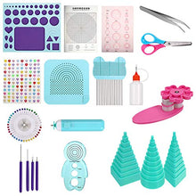 Load image into Gallery viewer, MDLUU Paper Quilling Kit with 1860 Strips and Quilling Tools and Storage Box, Paper Quilling Craft Great for DIY Learning Class, Home Decoration, Birthday Gift