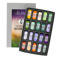 Load image into Gallery viewer, Jack Richeson 20 Piece Color Wheel Secondary Hand Rolled Soft Pastel Set