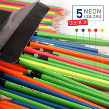 Load image into Gallery viewer, Premium Quality Pencils In Bulk 150 Neon #2 Sharpened Wood Pencils for Kids and Adults