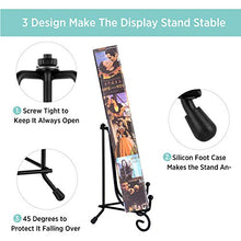 Load image into Gallery viewer, Teamkio 4 Pack Improved Anti-Slip 6 Inch Plate Holder Display Stand, Picture Frame Holder Stand, Easel Display Stand, Book Display Stand