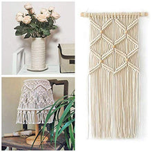 Load image into Gallery viewer, Macrame Cord 4mm x 240yd | 100% Natual Cotton Macrame Rope | 3 Strand Twisted Cotton Cord for Handmade Plant Hanger Wall Hanging Craft Making