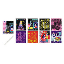 Load image into Gallery viewer, Janod Crafts – No Glue No Mess Scratch Art Princesses – Creative, Imaginative, Inventive, and Developmental Play -- STEAM Approach to Learning – Ages 5-8+, Model Number: J07893