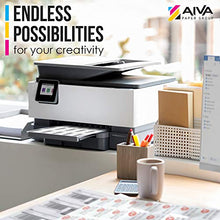 Load image into Gallery viewer, Printable Vinyl Sticker Paper for Laser Printer - Matte White - 15 Self-Adhesive Sheets - Waterproof Decal Paper - Standard Letter Size 8.5"x11"