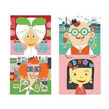 Load image into Gallery viewer, DJECO Make a Face Sticker Kit, Mixed