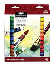 Load image into Gallery viewer, Royal & Langnickel WAT24 Watercolor Artist Tube Paint, 12ml, Pack of 24 colors