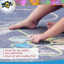 Load image into Gallery viewer, Chalk City Sidewalk Chalk, 20 Count, 7 Different Colors, Jumbo Chalk, Non-Toxic, Washable, Art Set