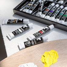 Load image into Gallery viewer, Zenacolor Acrylic Paint, Set of 24 Tubes of 0.4 oz (12 mL) Art Set for Adults and Kids, Painting on Canvas Panels, River Rocks, Glass, Wood, Fabric, Ceramic