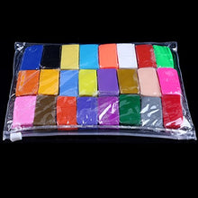 Load image into Gallery viewer, Polymer Clay Starter Kit, CiaraQ 24 Colors Small Block Oven Bake Clay, CiaraQ CPSC Conformed Non-Toxic Molding DIY Clay Oven Baking Clay for Kids, Artists.(12g /Block)
