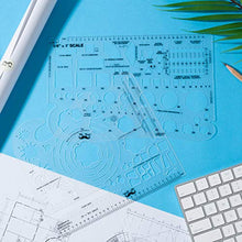 Load image into Gallery viewer, Mr. Pen- Landscape Templates, Architectural Templates, Drafting Tools, Landscaping Tools, Landscape Design Template, Drawing Template, Template Architecture, Drafting Ruler Shapes, Drawing Stencils