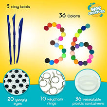 Load image into Gallery viewer, Air Dry Clay for Kids Modeling Kit | Bake Shoppe & Cute Critters Themed Activity Books | 36 Colors of molding Clay Magic