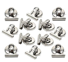 Load image into Gallery viewer, Ninth Five Magnetic Clips - Heavy Duty Refrigerator Magnet Clips - 31mm Wide Scratch Safe - Clip Magnets Best for House Office School Use, Hanging Home Decoration, Photo Displays(12Pack)