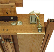 Load image into Gallery viewer, Artist Quality French Easel - Portable Art Easel with Storage Sketch Box, French Style Adjustable Painting Easel with Wooden Pallete & Shoulder Strap for Painting and Drawing