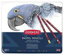 Load image into Gallery viewer, Derwent Pastel Pencils, 4mm Core, Metal Tin, 24 Count (32992)