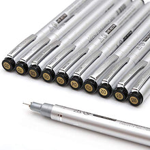 Load image into Gallery viewer, 10 Pcs Precision Micro-Line Pens, Fineliner, Multiliner, Black Waterproof Archival Ink, Artist Illustration, Anime, Sketching, Technical Drawing, Office Documents&Scrapbooking, Manga Pens Writing
