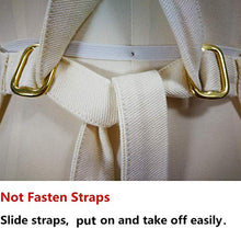 Load image into Gallery viewer, Sturdy Thick Professional Artist Apron, Cross Back + Fasten/Quick Release Buckle + 6 Pockets with 1 Zipper Pocket + 2 Towel Loops For Artist Kitchen, Adjustable M to XXL, 27"X31" - 100% Cotton Canvas