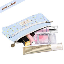 Load image into Gallery viewer, IPOW Flower Floral Canvas Cosmetic Pen Pencil Stationery Pouch Bag Case, Pastoral, Set of 4