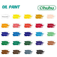 Load image into Gallery viewer, Ohuhu Oil Paint Set, 24 Oil-Based Colors, Artists Paints Oil Painting Set, 12ml x 24 Tubes Great Back To School Mother's Day Gifts Ideal