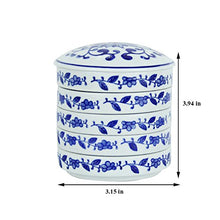 Load image into Gallery viewer, Lzttyee 5 Layers Round Porcelain Mixing Trays Set Palette for Holding Painting Color