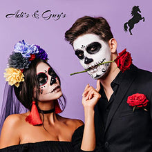 Load image into Gallery viewer, Face Paint Kit for Kids - 20 Water Based, Quick Dry, Non-Toxic Sensitive Skin Paints, 3 Glitters, 2 Temporary Hair chalks Combs, 3 Paint Brushes, 40 Stencils, 2 Tattoos Sheets, Face Painting Book