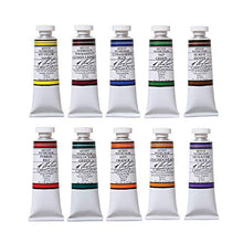 Load image into Gallery viewer, M. Graham GRM-33-10SET Intermediate 10-Color Watercolor Paint Set, 1/2-Ounce Tube