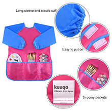 Load image into Gallery viewer, Kuuqa Waterproof Art Smock, Kids Art Aprons Children's Art Smock Long Sleeve with 3 Roomy Pockets (Paints and Brushes not included)