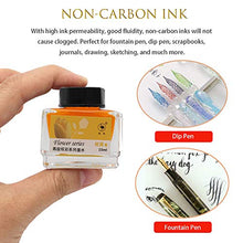 Load image into Gallery viewer, ZZKOKO Calligraphy Ink Bottle, 12 Colors Dip Calligraphy Pen Inks Set, Drawing Writing Art Fountain Pen Non-Carbon Ink