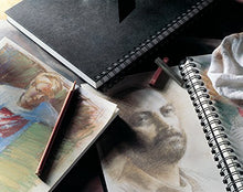 Load image into Gallery viewer, Canson Artist Series Sketch Book Paper Pad, for Pencil and Charcoal, Acid Free, Wire Bound, 65 Pound, 9 x 12 Inch, 80 Sheets