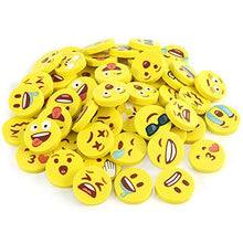 Load image into Gallery viewer, LovesTown Mini Erasers, 60 Pcs Novelty Erasers Mini Pencil Erasers Yellow Fun Erasers for Students Classroom Rewards Gift Bag Filler
