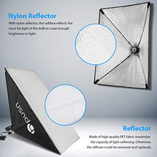 Load image into Gallery viewer, HPUSN Softbox Lighting Kit Professional Studio Photography Equipment Continuous Lighting with 85W 5400K E27 Socket and 2 Reflectors 50 x 70 cm and 2 Bulbs for Portrait Product Fashion Photography