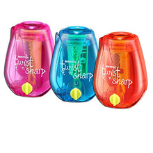 Load image into Gallery viewer, Bostitch Office Twist-N-Sharp Manual Pencil Sharpener, Single Hole, 3-Pack