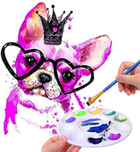 Load image into Gallery viewer, Hulameda Paint Tray Palettes, Plastic Paint Pallets for Kids or Students to Paints on School Project or Art Class-12pcs