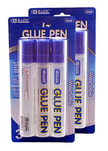 Load image into Gallery viewer, Bazic Products Glue Pens, 1.7 fl oz (5ml) per Pen, Ideal for Paper - Photos - Fabric - School Projects and More, Washable - Refillable (6-Pack)