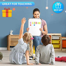Load image into Gallery viewer, Small Dry Erase White Board, ARCOBIS 12" x 16" Magnetic Hanging Double-Sided Whiteboard for Wall, Portable Mini Easel Board for Kids Drawing, Kitchen Grocery List, Cubicle Planning Memo Board