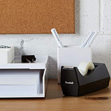 Load image into Gallery viewer, Scotch Classic Desktop Tape Dispenser C-38, Black, 1 in Core, Made From 100% Recycled Plastic, 1 Dispenser (C-38)
