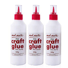 Load image into Gallery viewer, Mont Marte PVA Glue Craft Glue, Fine Tip 250g-3 Pack