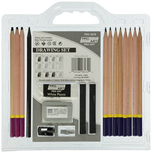 Load image into Gallery viewer, PRO ART Pencil Set Sketch & Draw, 9.38" x 9.38" x 0.25", Graphite & Charcoal