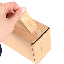 Load image into Gallery viewer, Looneng Water Activated Gummed Kraft Paper Tape - 24mm Width x 54.7 yd Length - Stretching Paper, Tamper Evident